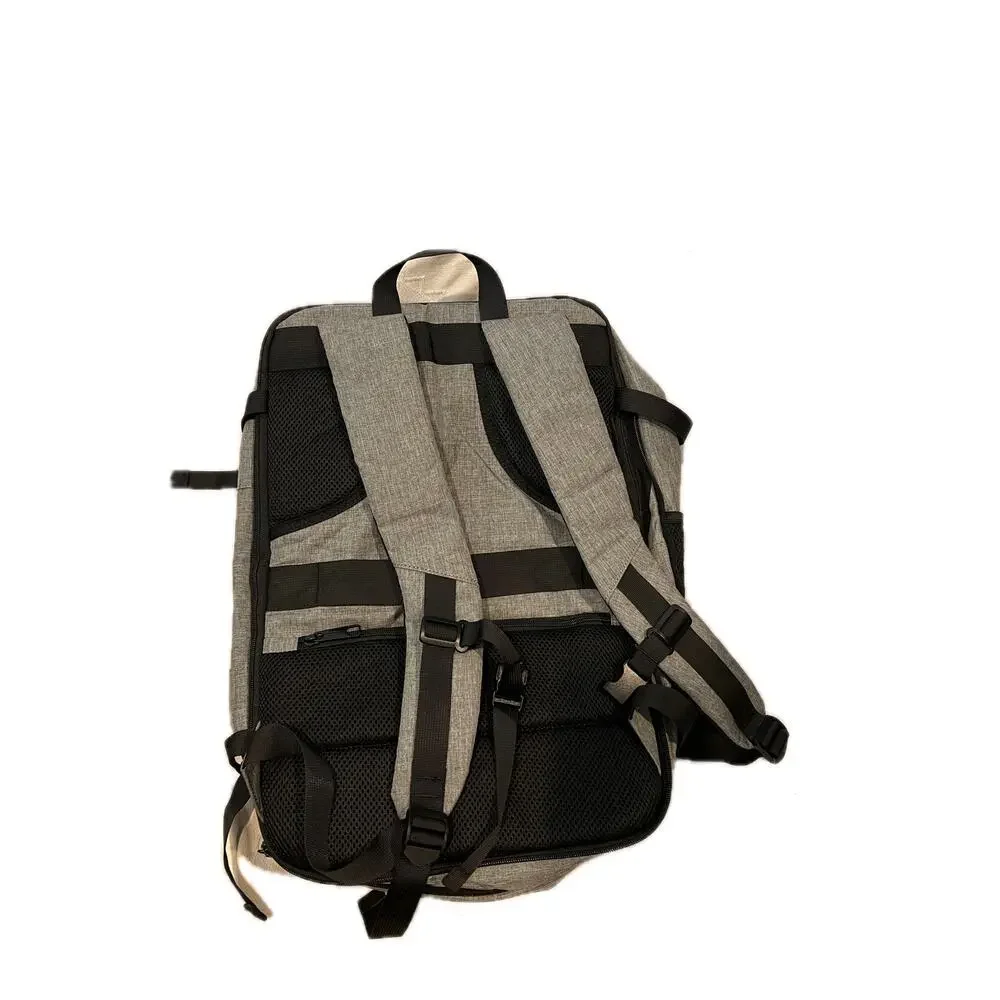 Target Clamshell Gray Black Padded Backpack 20